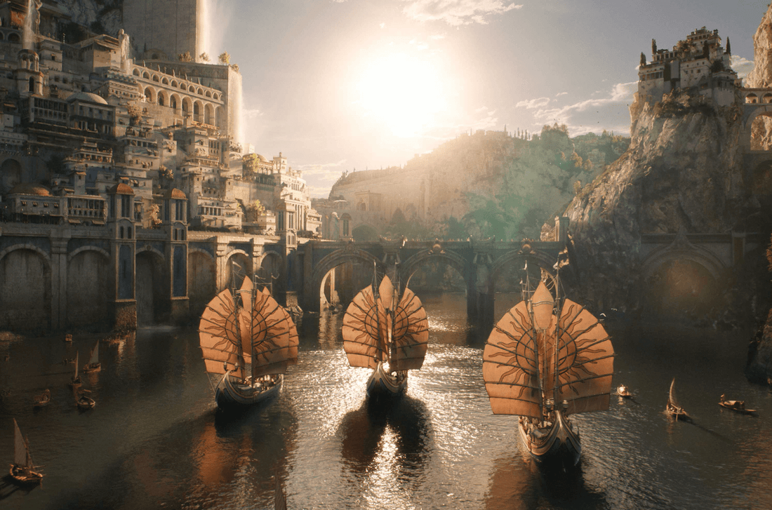 image de l'île de Númenor