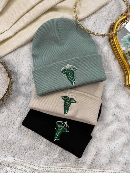artisanat Bonnet Feuille de la Lórien