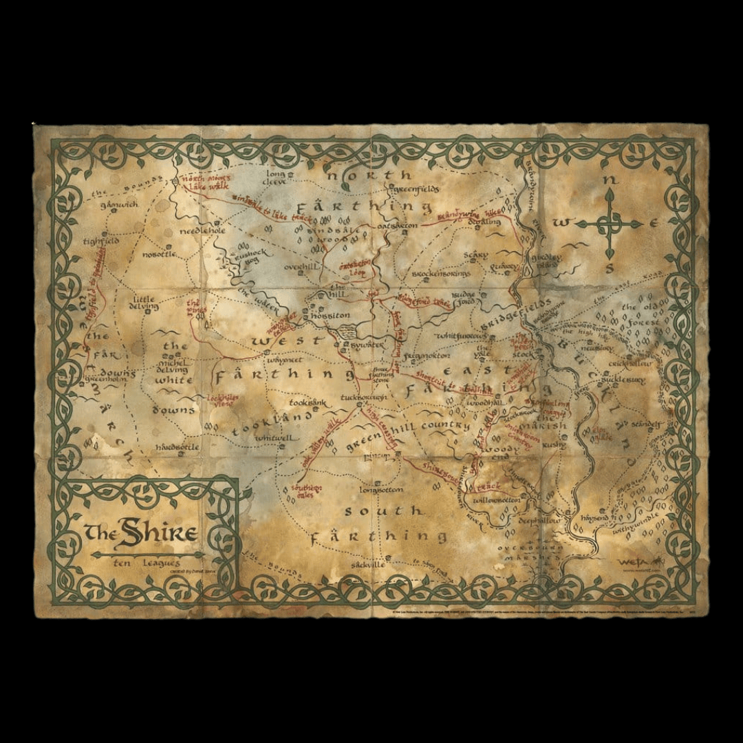 Produit dérivé Carte de la Comté