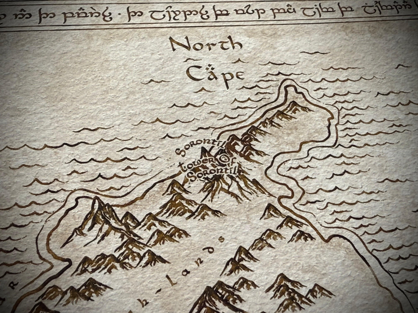 carte de Númenor le seigneur des anneaux