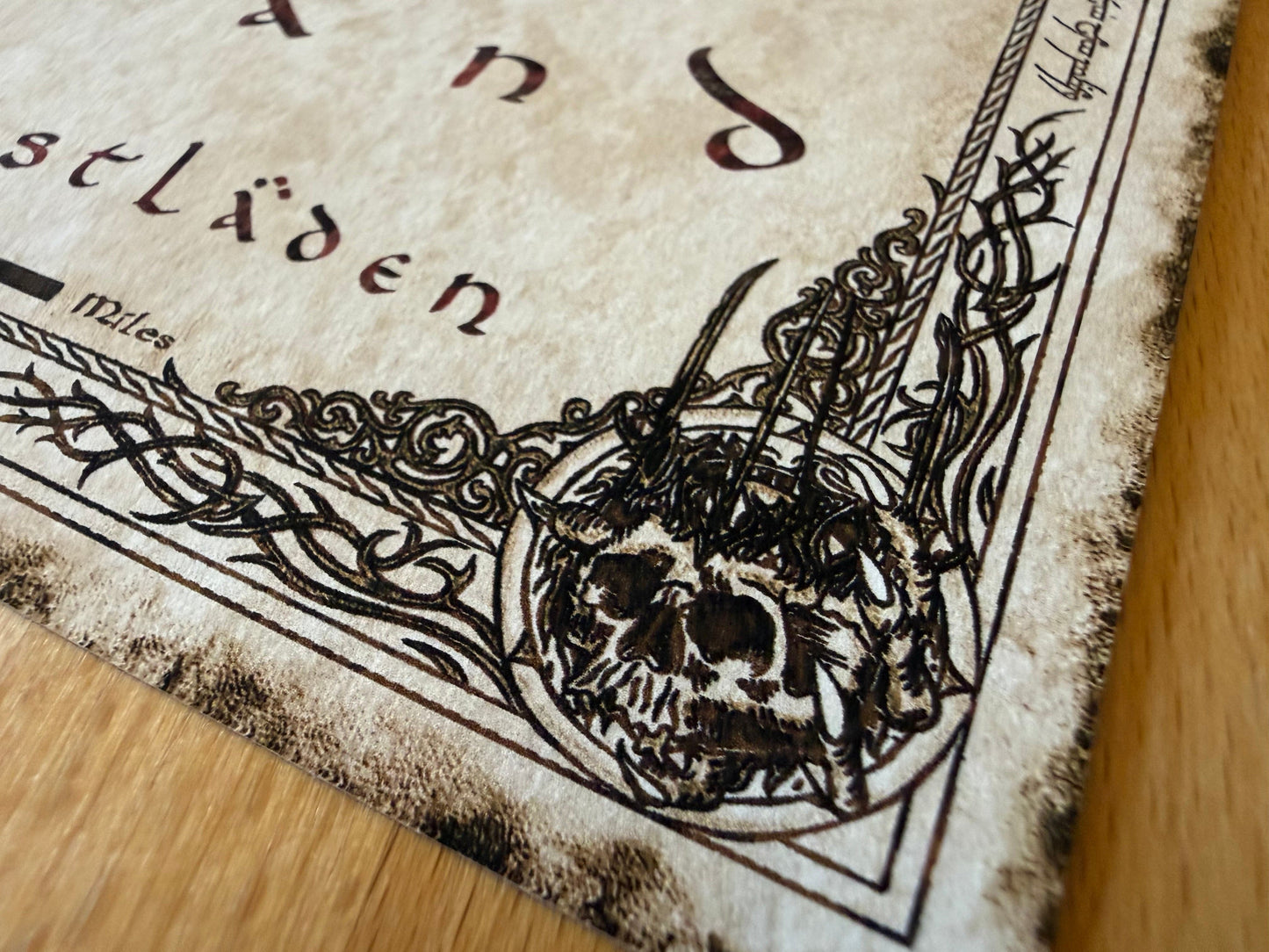 Carte artisanale du mordor