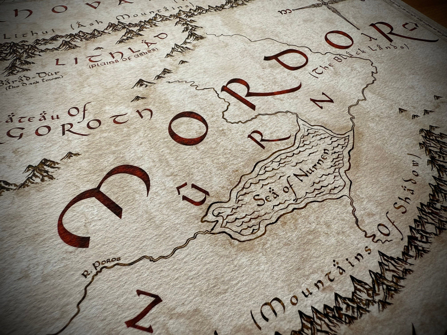 carte du mordor
