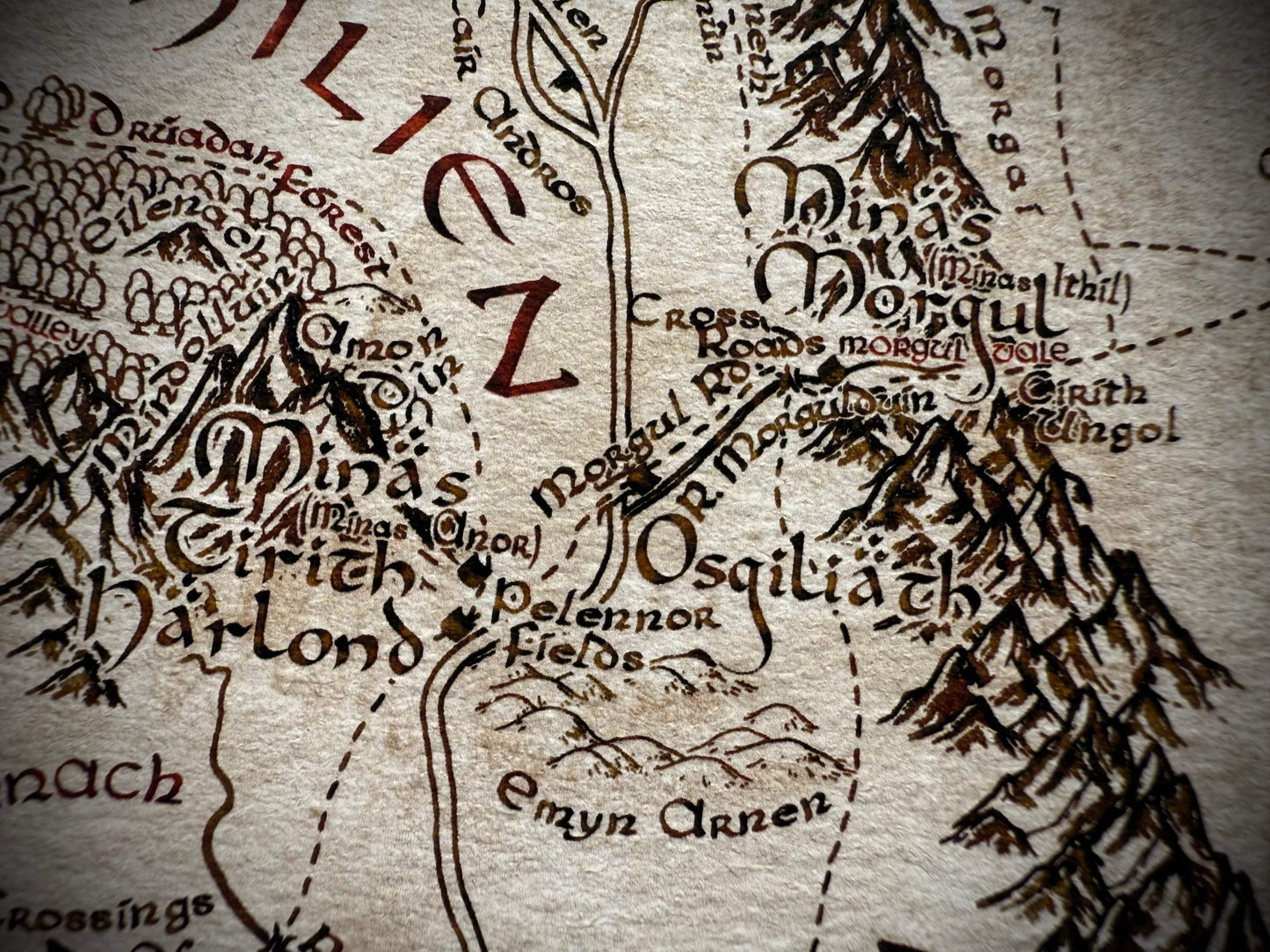 carte du mordor