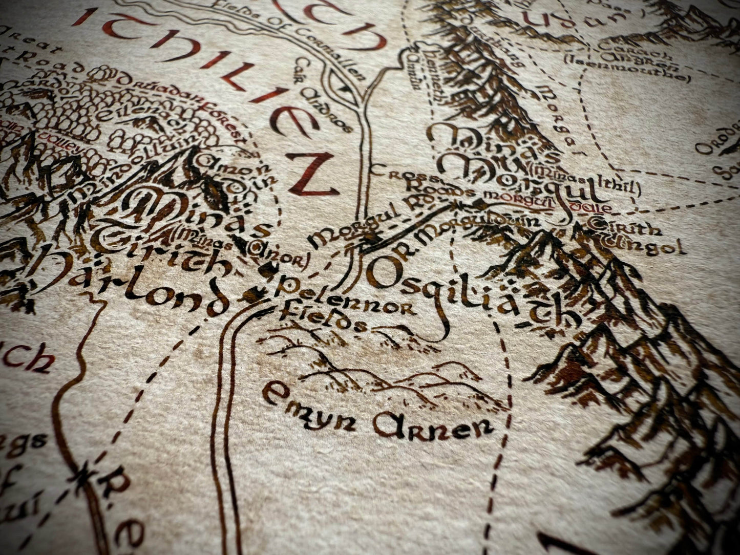 carte du mordor