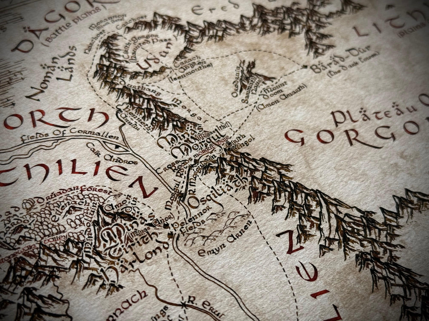 carte du mordor