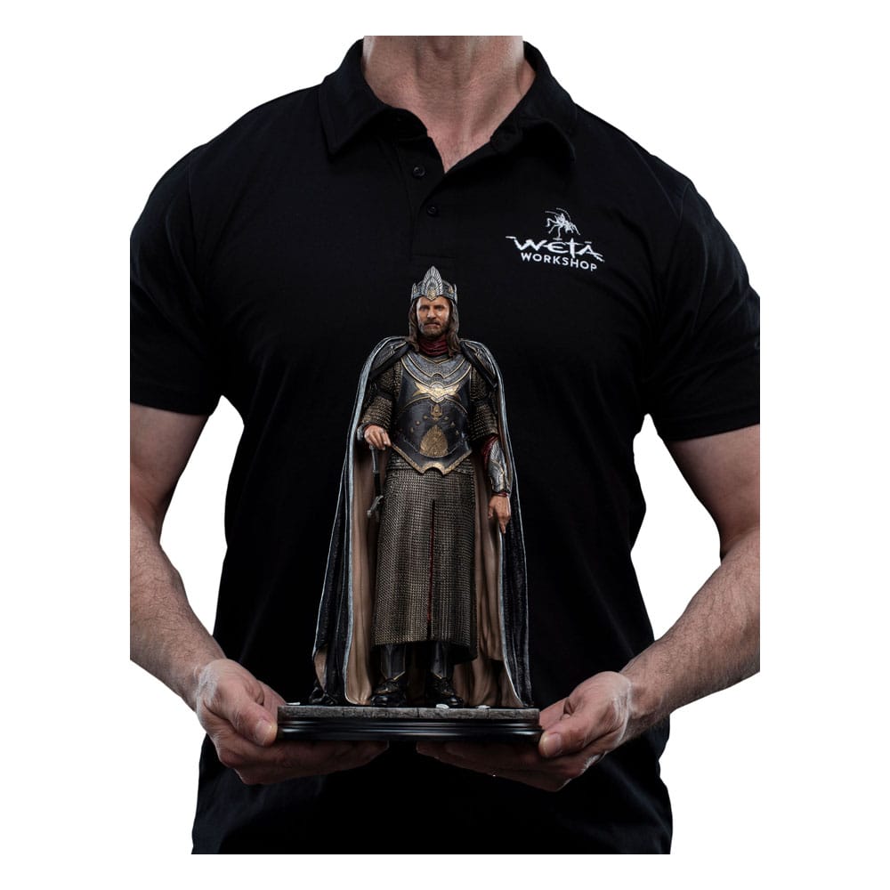 figurine aragorn roi weta classic series