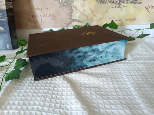 peinture sur livre le seigneur des anneaux