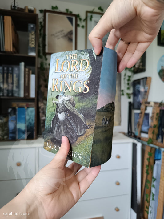 peinture sur tranche le seigneur des anneaux