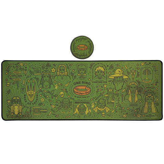 Produit dérivé Tapis de bureau XL + Sous-verre