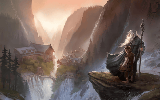 image de gandalf devant rivendell