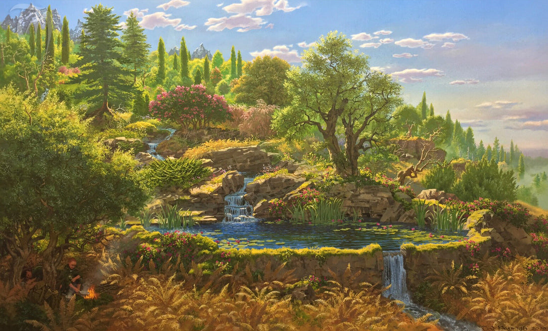 image de l'Ithilien par Ted Nasmith