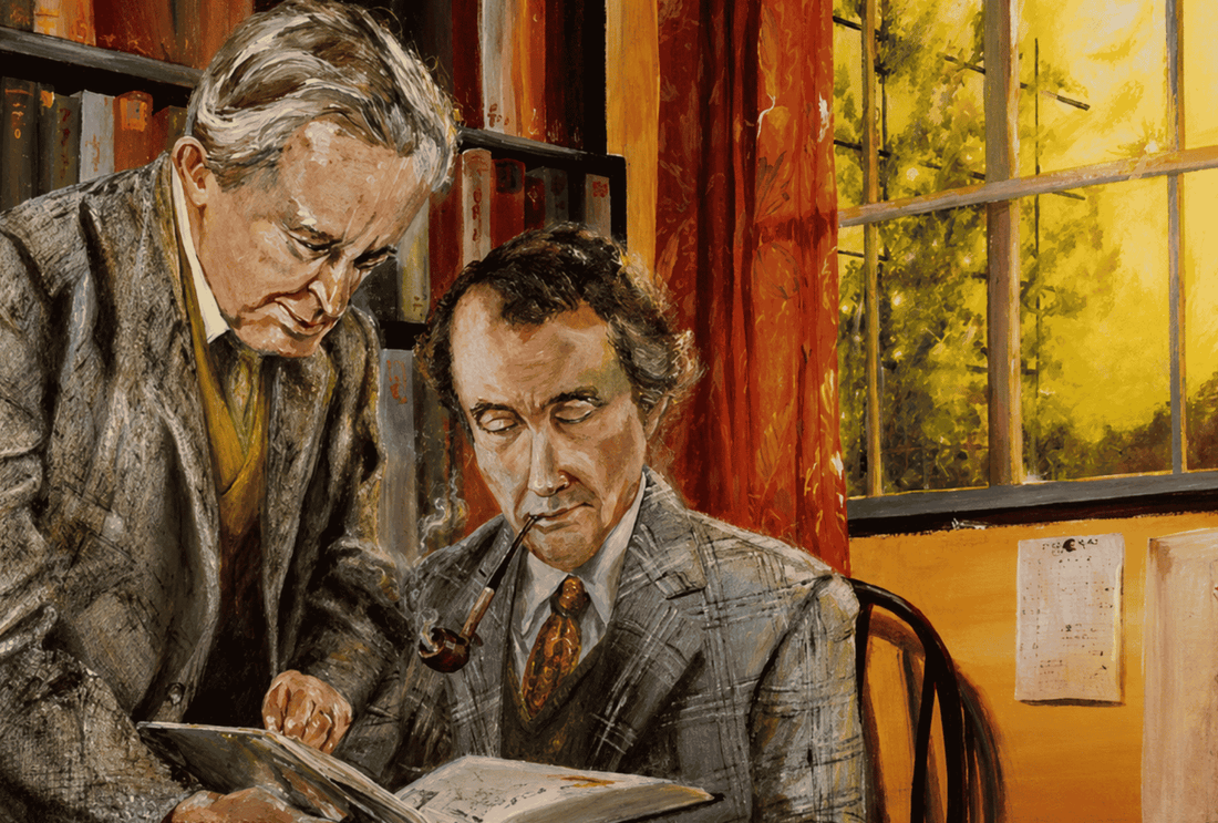 Christopher et JRR Tolkien