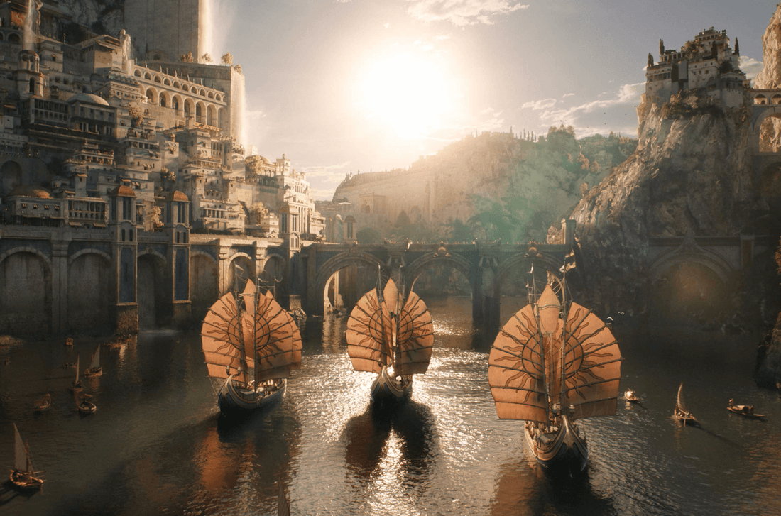 image de l'île de Númenor