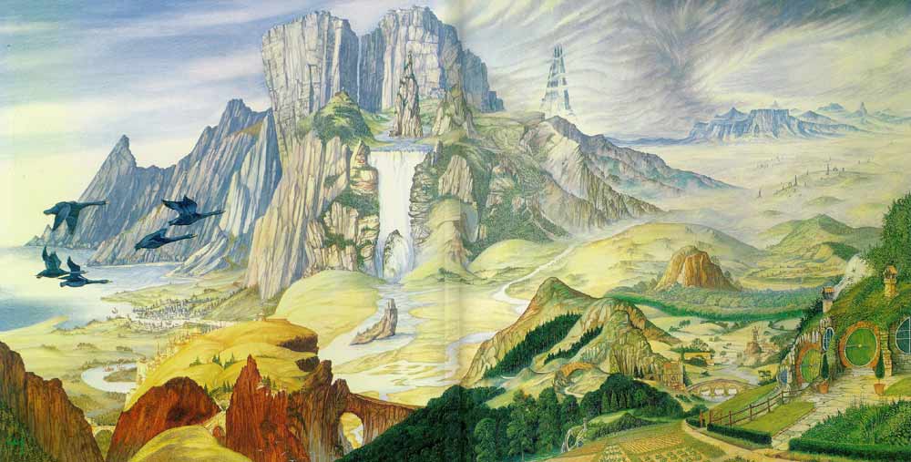 représentation de la terre du milieu
