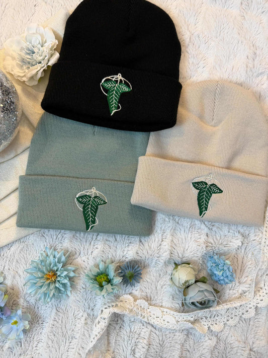 artisanat Bonnet Feuille de la Lórien