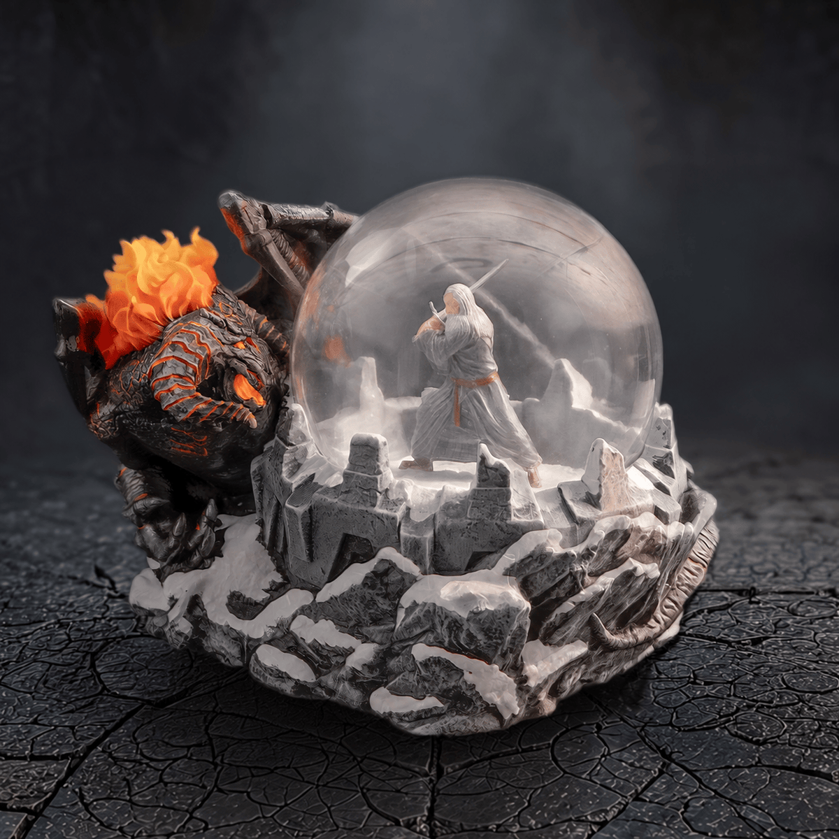 Produit dérivé Boule à neige Gandalf et le Balrog - Battle of the Peak