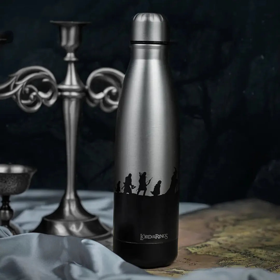 Produit dérivé Bouteille isotherme 500ml - Communauté de l’Anneau (argentée)