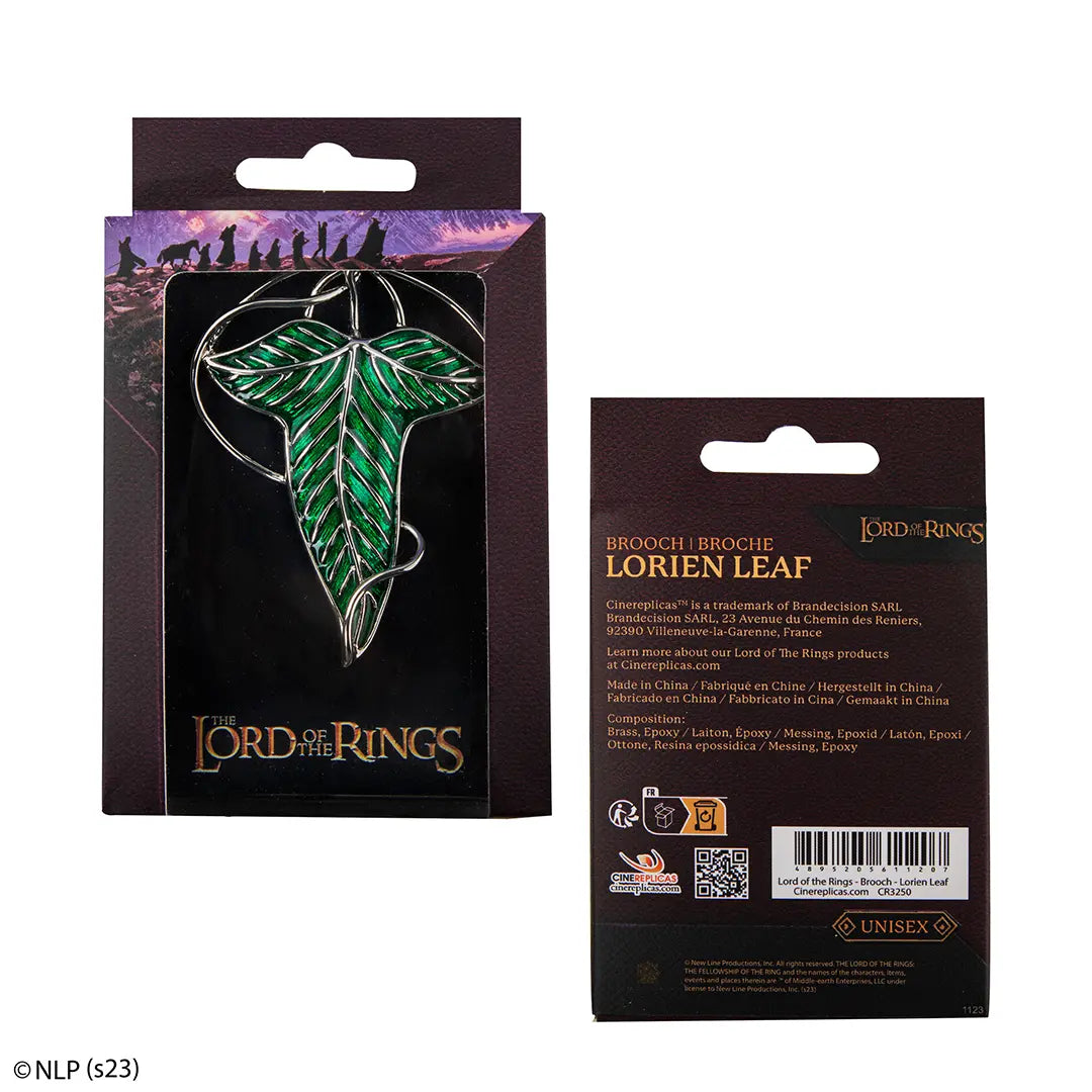 Réplique Broche Feuille de la Lorien (Cinereplicas)