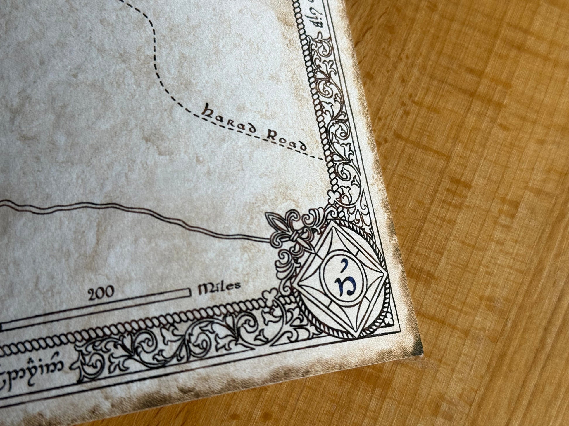 carte artisanale du gondor