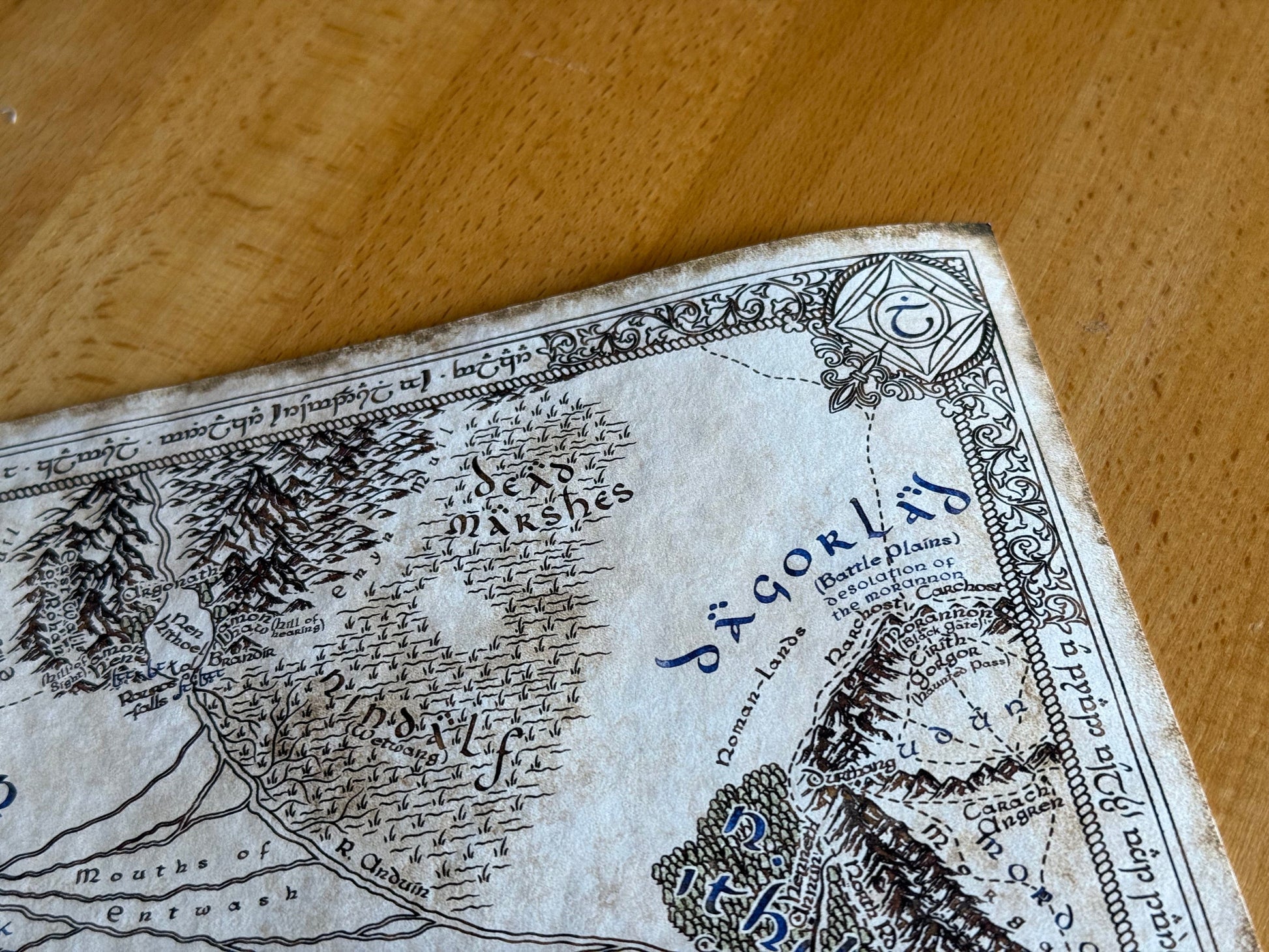 carte artisanale du gondor