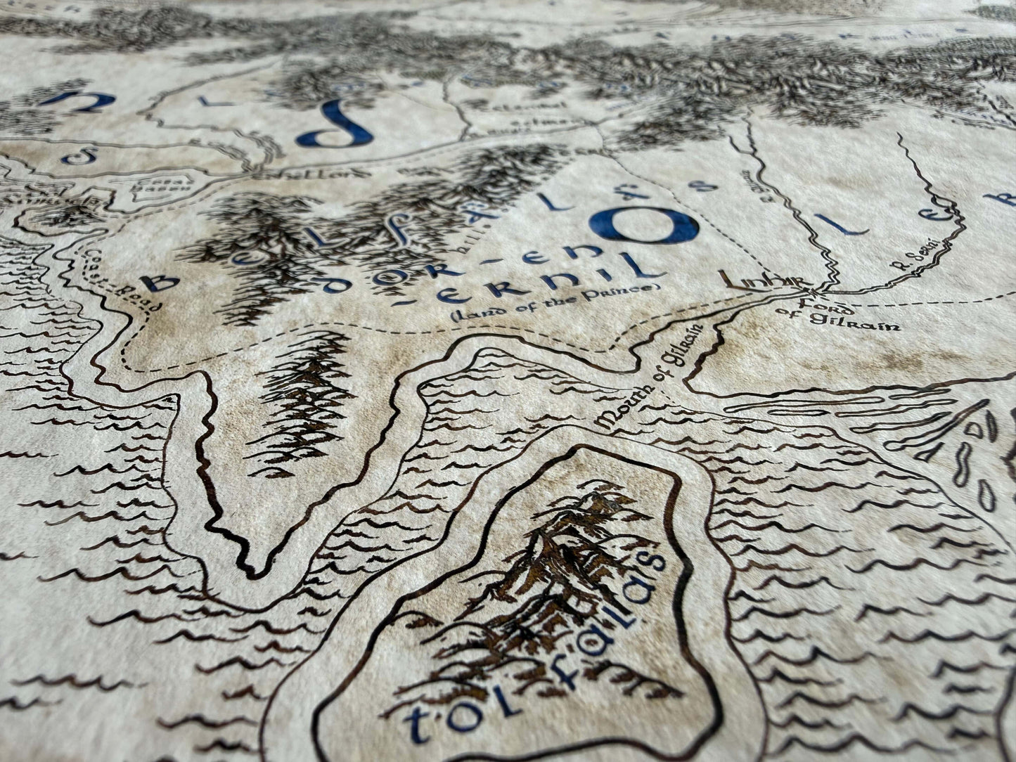 carte artisanale du gondor