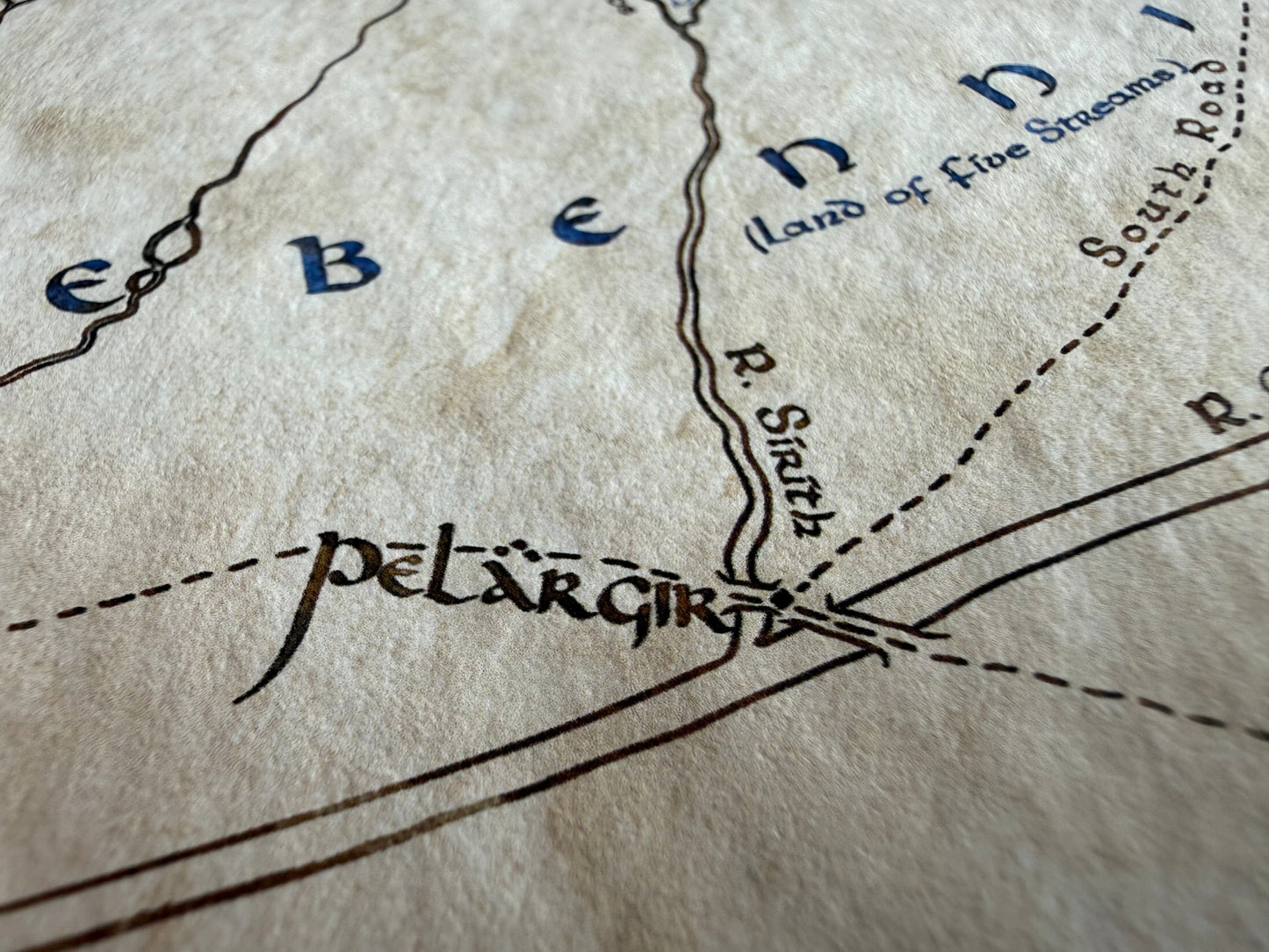 carte artisanale du gondor