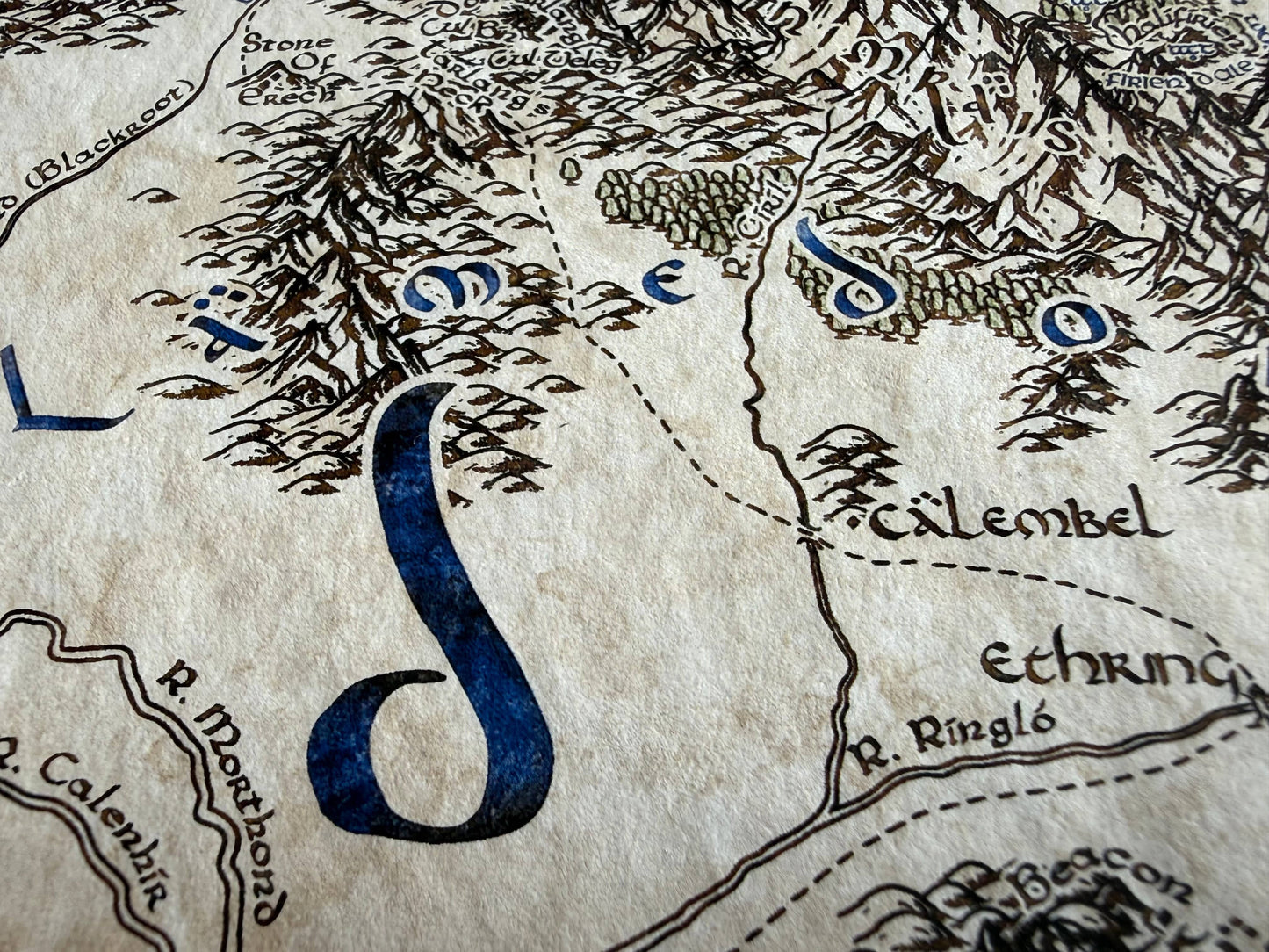 carte artisanale du gondor