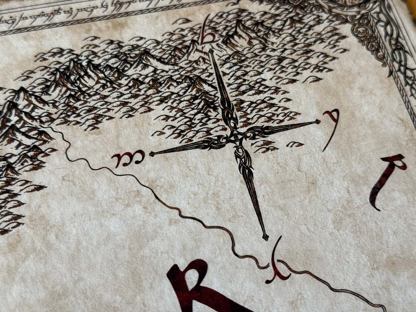 Carte artisanale du mordor