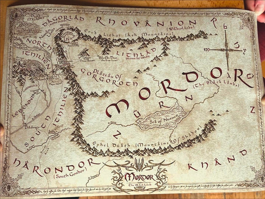 carte du mordor