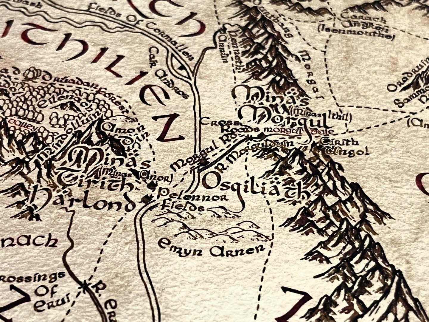 carte du mordor