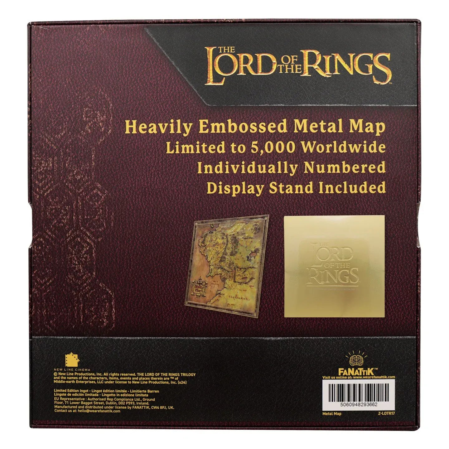 Produit dérivé Carte TDM en métal (édition limité)