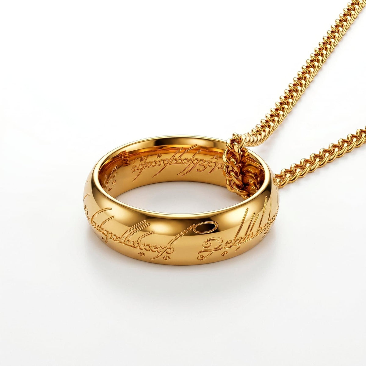 bijoux Collier Anneau Unique en écrin (Cerdá)