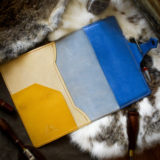 artisanat Couvre-livre artisanal du Gondor (Bleu & Jaune)