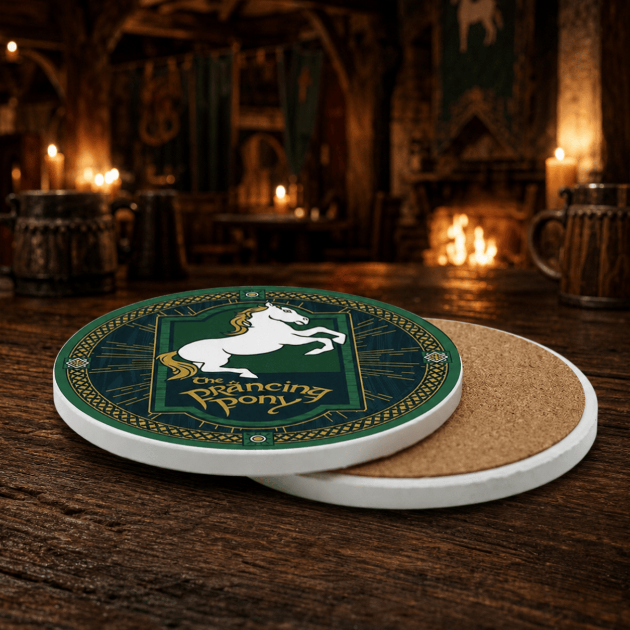 Produit dérivé Dessous de verre - Poney Fringant