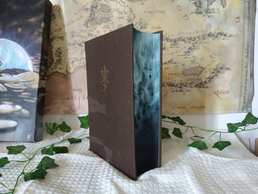 artisanat Le Seigneur des Anneaux | Livre peint à la main (édition anglaise 1991, illustrée par Alan Lee) 2