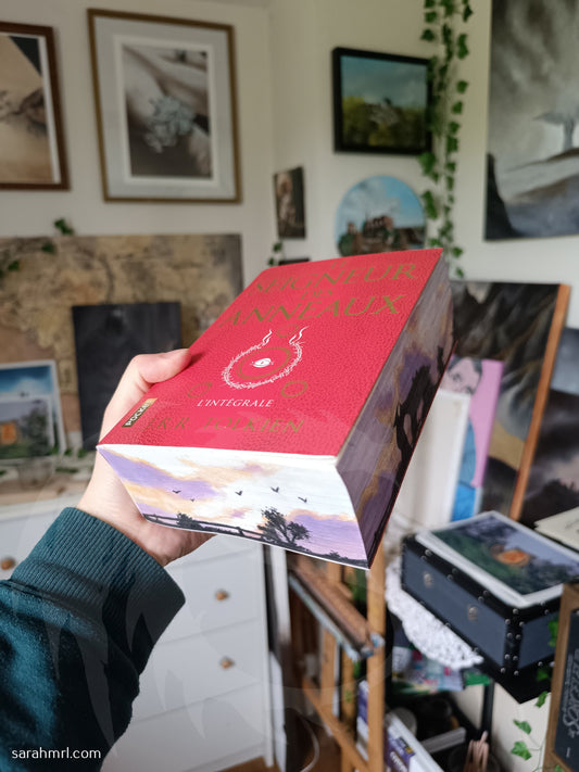 Le Seigneur des Anneaux – Livre peint à la main (édition Pocket française 2018)