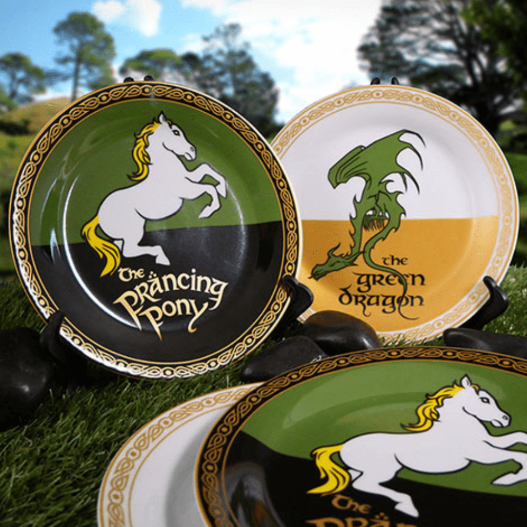 Lot de 4 assiettes Tavernes