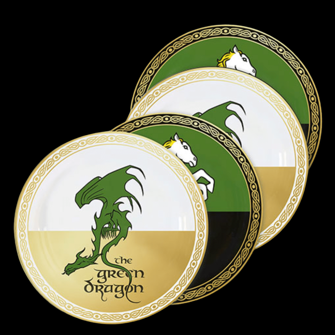 Lot de 4 assiettes Tavernes