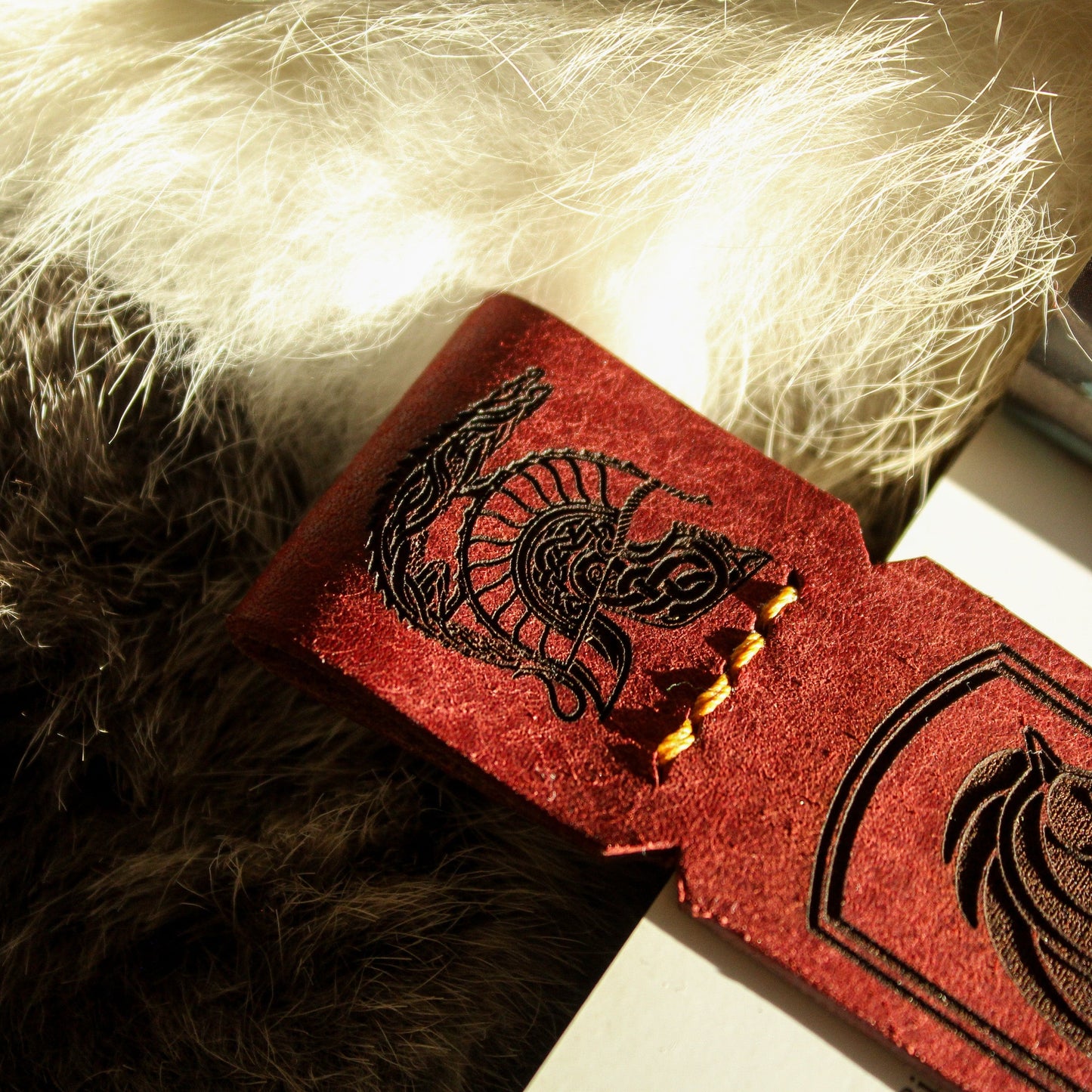 marque-pages en cuir le seigneur des anneaux