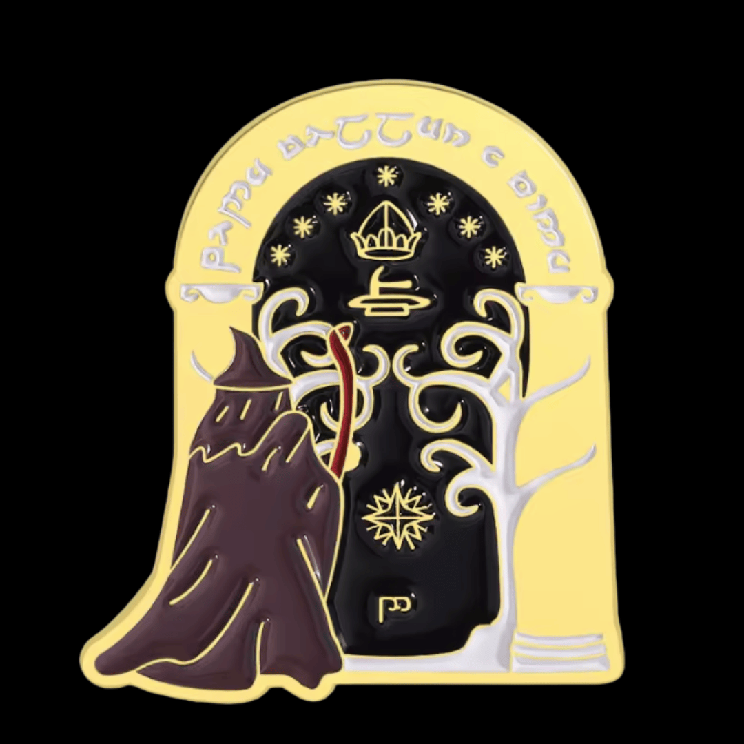 Produit dérivé Portes de Durin (version Gold) Pin's de la Terre du Milieu