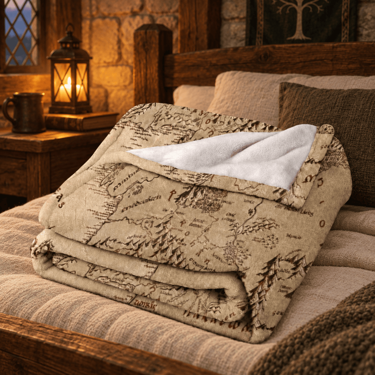 Produit dérivé Plaid Middle-Earth