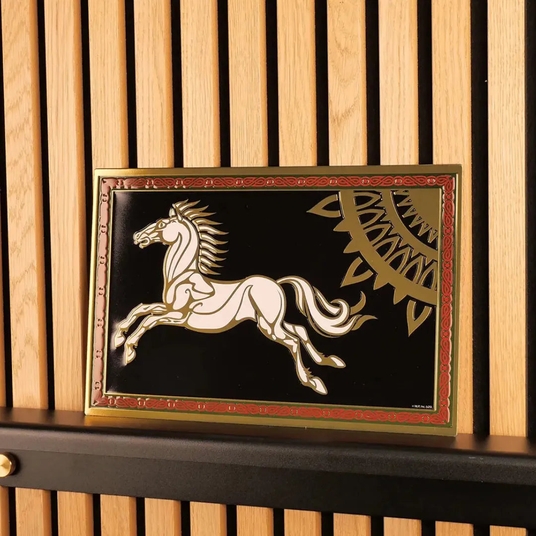 Produit dérivé Plaque en aluminium - Drapeau du Rohan