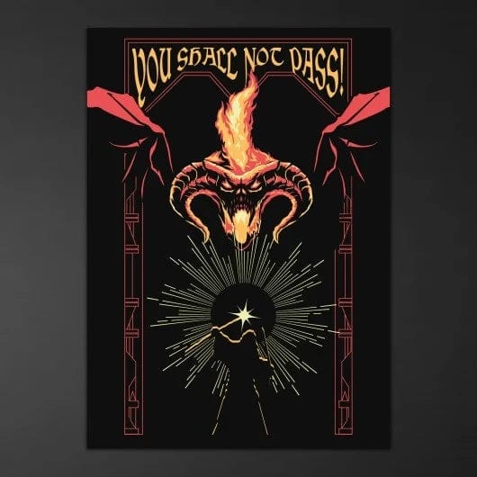 Produit dérivé Poster Balrog (Phosphorescent)