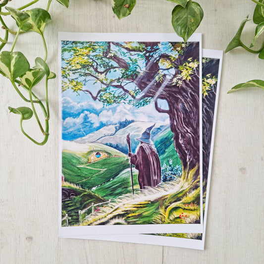 artisanat Print L'arrivée de Gandalf