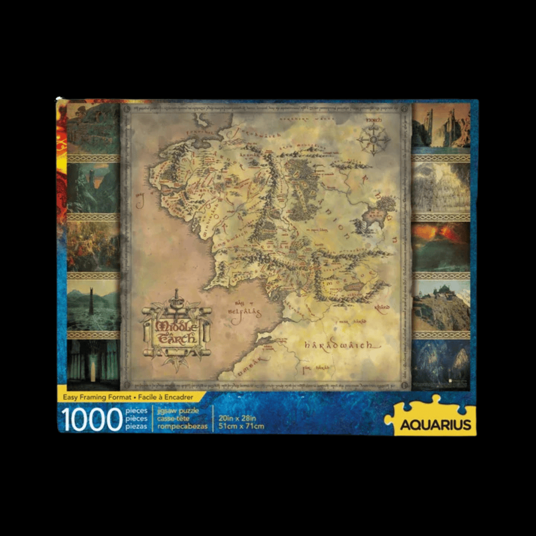 Puzzle Puzzle Carte de la Terre du Milieu (1000p)