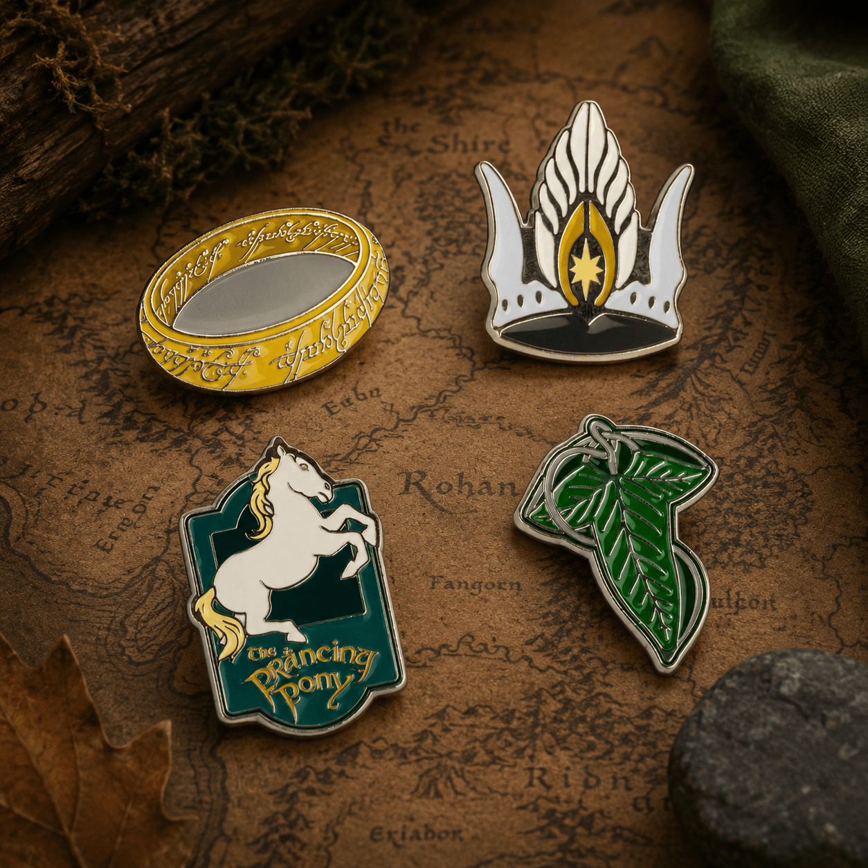 Produit dérivé Set de Pin's Le Seigneur des Anneaux
