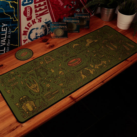 Produit dérivé Tapis de bureau XL + Sous-verre